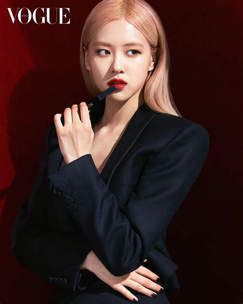 blackpink ysl lipstick|BLACKPINK's Rosé for Vogue Korea x YSL 'New Slim Velvet' .